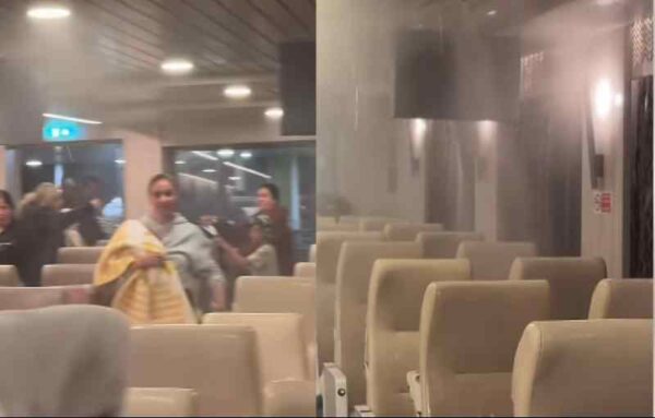 Χάος στο πλοίο «Νήσος Σάμος», Ρομά άναψαν τσιγάρο και ενεργοποιήθηκε το σύστημα πυρόσβεσης – Βίντεο