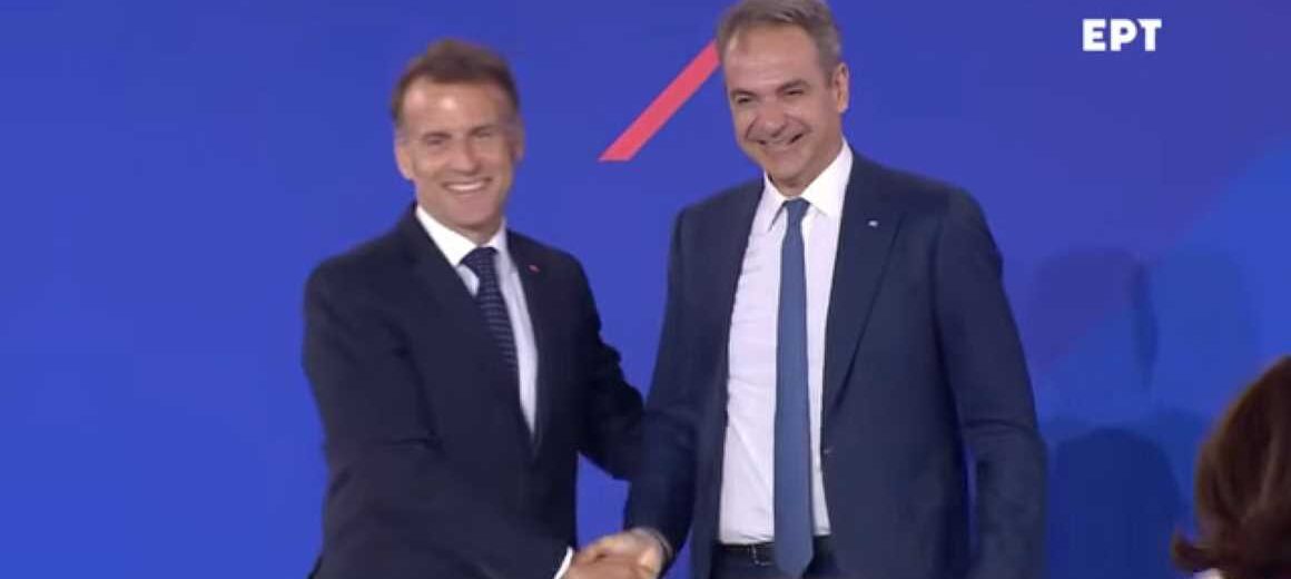 Μακρόν στο ελληνογαλλικό επιχειρηματικό φόρουμ: Η Ελλάδα πρότυπο οικονομικής προόδου – «Υποδειγματική η συνεργασία μας», τόνισε ο Μητσοτάκης (βίντεο)