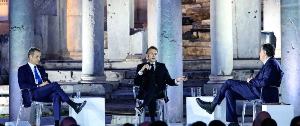 Μακρόν σε Μητσοτάκη: «Αν απειληθεί η κυριαρχία της Ελλάδας, θα είμαστε εδώ» (βίντεο)