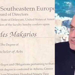 Ο Λαζαρίδης έδειξε on air το πτυχίο του: «Το 2007 μπορούσες να εργαστείς ως μετακλητός υπάλληλος ακόμα και με αυτή τη βεβαίωση σπουδών», είπε (βίντεο)