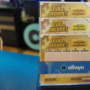 Eurojackpot: Απόψε στις 21:15 η κλήρωση για τα 87 εκατ. ευρώ – Κατάθεση δελτίων αποκλειστικά στα καταστήματα Allwyn