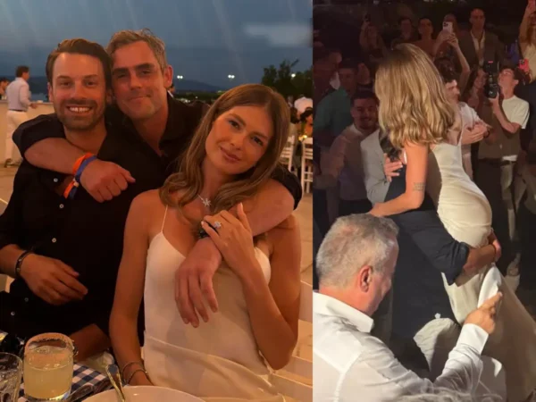 Αμαλία Κωστοπούλου – Τζέικ Μέντγουελ: Το prewedding γλέντι, το ζεϊμπέκικο του γαμπρού και της Τζένης Μπαλατσινού και τα σπασμένα πιάτα (βίντεο)