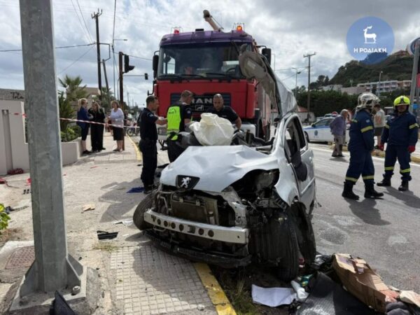 Ρόδος: Μητέρα και κόρη τα θύματα του θανατηφόρου τροχαίου  – Κρατείται ο οδηγός που ευθύνεται