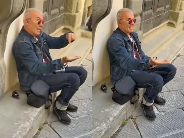 Στέλιος Ρόκκος: Eπικό βίντεο από τη Ρώμη – Προσποιήθηκε τον ζητιάνο – Δείτε αντιδράσεις