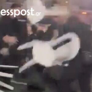 Σοκαριστικό βίντεο από τον άγριο καβγά σε ποντιακό γλέντι στη Θεσσαλονίκη – «Θα μας σκοτώσουν»