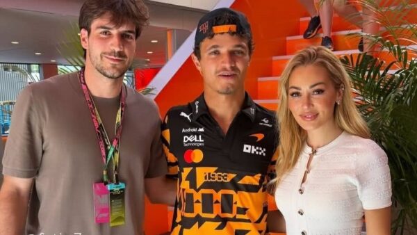 Ιωαννίδης και Βουλγαράκη στο Grand Prix της Βαρκελώνης –Φωτoγραφήθηκαν με τον Λάντο Νόρις