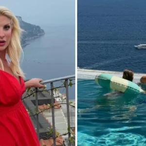 Ελένη Μενεγάκη: Οι φωτογραφίες από τις καλοκαιρινές της διακοπές  με τον Ματέο Παντζόπουλο και την κόρη τους