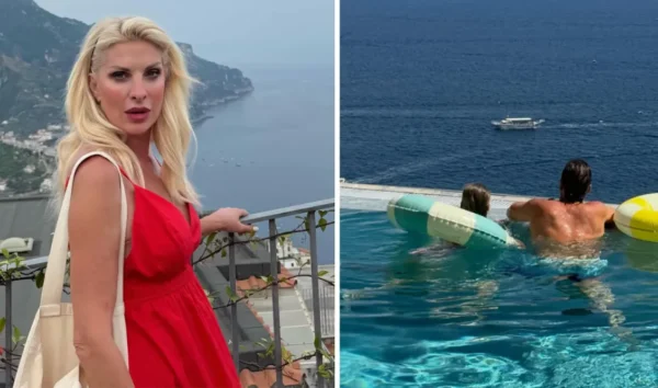 Ελένη Μενεγάκη: Οι φωτογραφίες από τις καλοκαιρινές της διακοπές  με τον Ματέο Παντζόπουλο και την κόρη τους