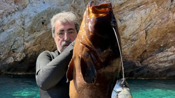 Το μήνυμα Πολάκη σε Τσίπρα δείχνοντας … ροφό 13,5 κιλών: «Εμείς δεν ψαρεύουμε σε θολά νερά»