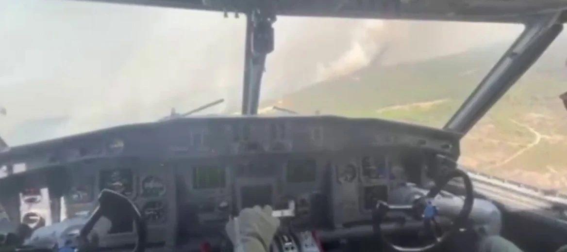 Η μάχη των ελληνικών Canadair με τη μεγάλη φωτιά στην Ισπανία – Βίντεο μέσα από το πιλοτήριο