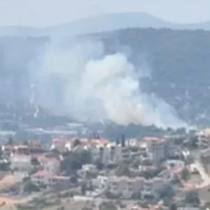 Οριοθετήθηκε η φωτιά στα Σπάτα κοντά στο κτήμα Νάσιουτζικ – Ήχησε προληπτικά το 112