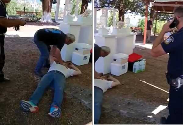 Καβγάς σε εκκλησία στην Καρδίτσα: Καταγγελία ότι ιερέας γρονθοκόπησε πρόεδρο κοινότητας –  Συνελήφθησαν και οι δύο –Βίντεο