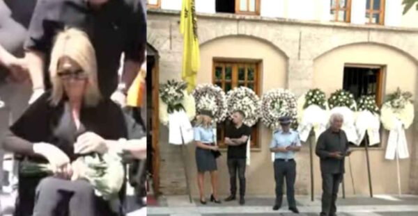 Βάγια Νέστορα: Σε κλίμα συγκίνησης  η κηδεία της στην Κοζάνη παρουσία του πρωθυπουργού – Με αμαξίδιο η κόρη της Αφροδίτη (βίντεο)