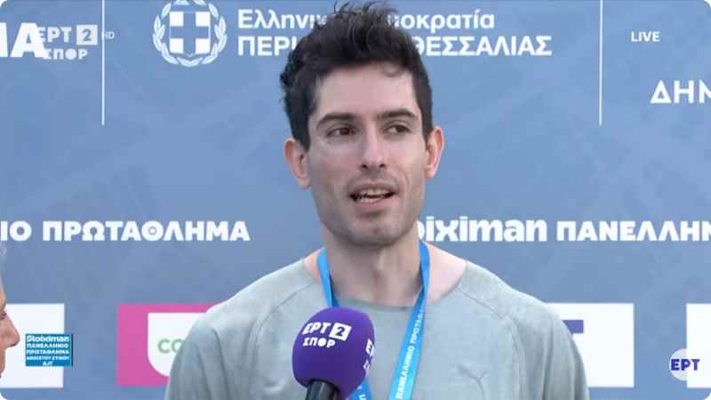 Τεντόγλου για το Πανελλήνιο ρεκόρ: «Ήθελα να κάνω κάτι πολύ παραπάνω» (βίντεο)