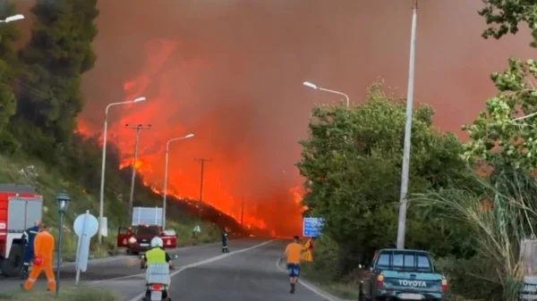 Μεγάλη φωτιά στη Χαλκιδική: Δίπλα σε σπίτια οι φλόγες, εκκενώνονται Σίβηρη και Φούρκα (βίντεο)