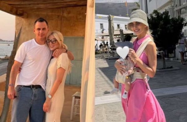 Κατερίνα Καινούργιου: Στην Παναγία Εκατονταπυλιανή με την κόρη της και οι ευχές στον Παναγιώτη Κουτσουμπή για τη γιορτή του