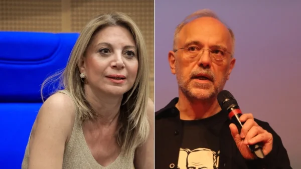Καρυστιανού κατά Αυγερινού με βαριά υπονοούμενα: «Καλύτερα να αποχωρούν όσοι μας κρατάνε πίσω, το πώς έφυγε δείχνει τον χαρακτήρα του» – Βίντεο