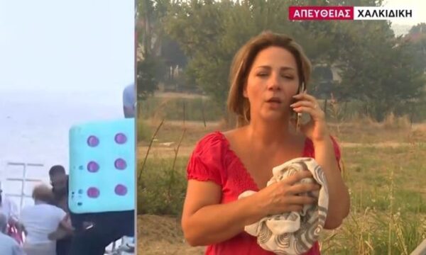 Φωτιά στη Χαλκιδική: Συνελήφθησαν δύο άτομα για την επίθεση  σε βάρος δημοσιογράφου του MEGA εν ώρα ρεπορτάζ