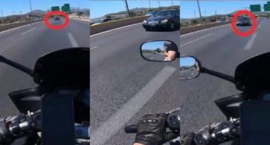 «Από τύχη ζούμε»: Οδηγός Mercedes πήγαινε ανάποδα στην Αθηνών – Κορίνθου, καταγράφηκε σε βίντεο από youtuber μοτοσικλετιστή (βίντεο)