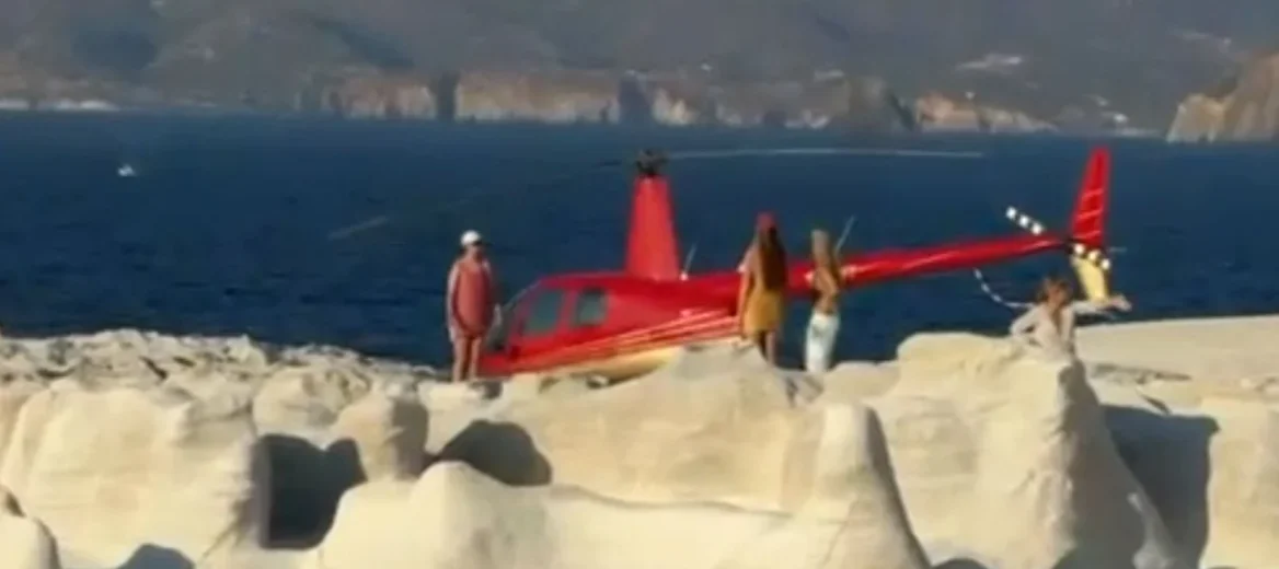 Μήλος – Η ΥΠΑ διαπίστωσε κενό στον νόμο για την προσγείωση του ελικοπτέρου στο Σαρακήνικο – Παρέμβαση Εισαγγελέα (βίντεο)