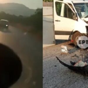 Σέρρες: Βίντεο από τη σύγκρουση του ΙΧ με το φορτηγό – Σε σοκ ο πατέρας που έχασε σύζυγο και γιό – Ο οδηγός του φορτηγού περιγράφει πως έγινε το τροχαίο