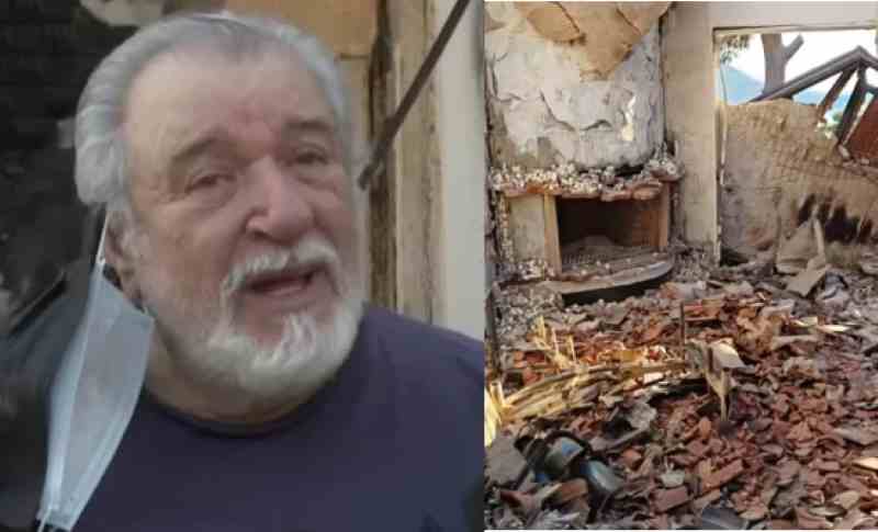 Tάσος Χαλκιάς: Το συγκλονιστικό βίντεο μέσα από το καμένο σπίτι της οικογένειας στο Πόρτο Γερμενό – H ανάρτηση του γιού του