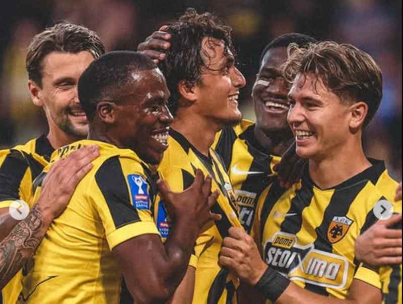 ΑΕΚ – Πανσερραϊκός 8-1: Με σόου Μάνταλου και έξι διαφορετικούς σκόρερ, η Ένωση σταμάτησε στα οκτώ κόντρα στην ομάδα των Σερρών