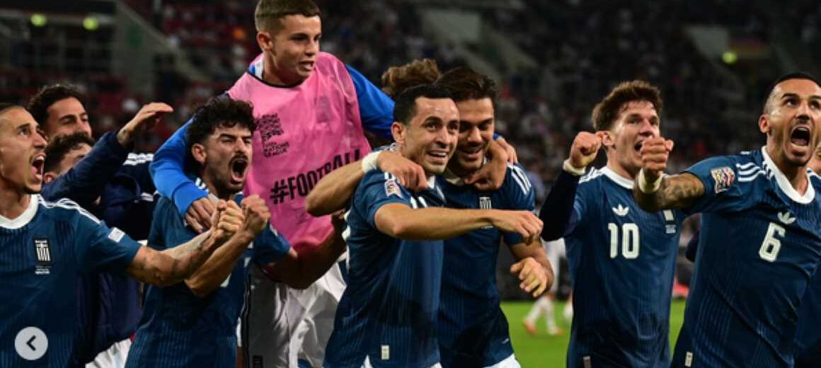 Γερμανία-Ελλάδα 0-1: Nίκη – θρίαμβος  για την Εθνική με Κουρμπέλη – Δείτε το γκόλ