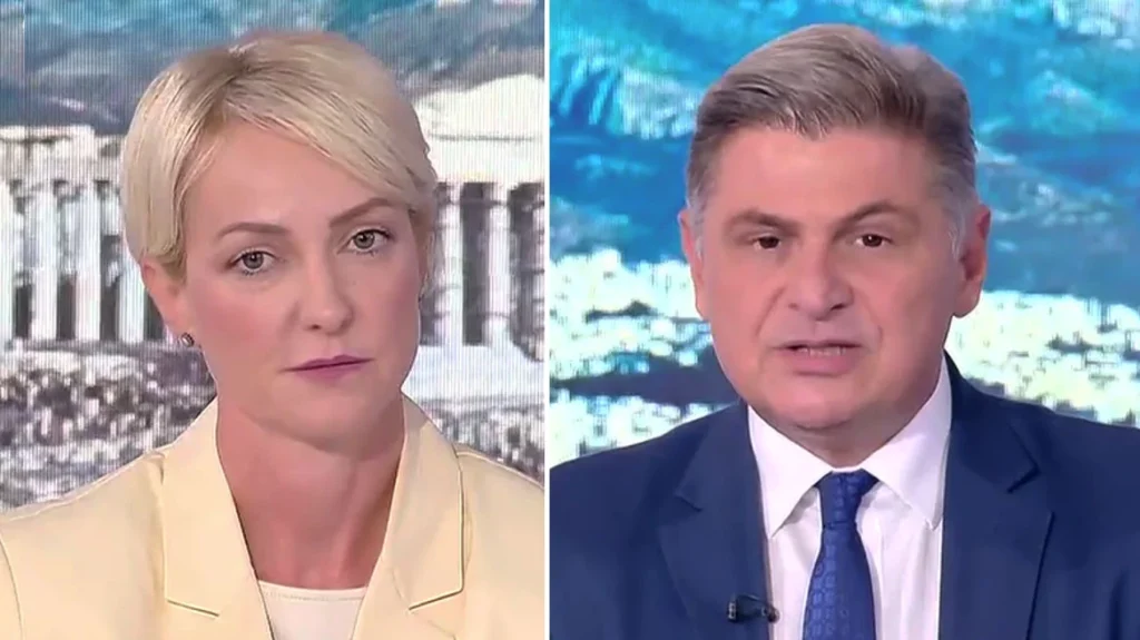 Αλεξάνδρα Σδούκου: Ζητά αποπομπή Φαραντούρη από το ΠΑΣΟΚ μετά το «χαριεντιζόσασταν με υπουργούς» που της είπε ζωντανά σε εκπομπή – Βίντεο