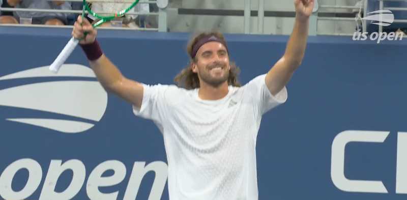 Καταπληκτικός Τσιτσιπάς στο US Open: Για πρώτη φορά στον 4ο γύρο μετά τη νίκη επί του Λεχέτσκα – Βίντεο