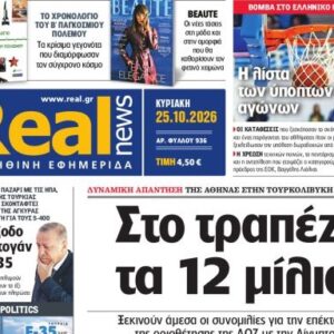 Η «Realnews» της Κυριακής