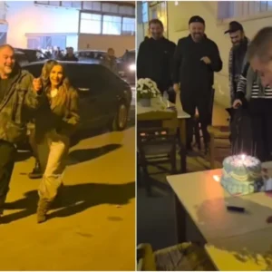 Βασίλης Μπισμπίκης: Το πάρτι έκπληξη των φίλων του για τα γενέθλιά του και η κοινή εμφάνιση με τη Δέσποινα Βανδή (βίντεο)