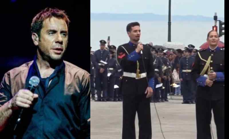 Γιώργος Μαζωνάκης: H μπάντα του Πολεμικού Ναυτικού ερμήνευσε  τραγούδια του στη Θεσσαλονίκη (βίντεο)