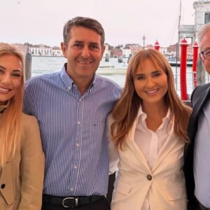 Τίνα Μεσσαροπούλου – Γιώργος Μυλωνάκης με το ζεύγος  Ρουσόπουλου στη Βενετία – Φωτογραφίες