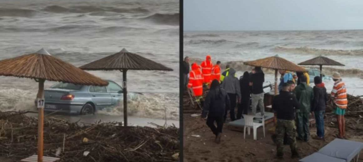 Ρόδος: Ένας 62χρονος ο νεκρός στη παραλία των Στεγνών από την κακοκαιρία, παρασύρθηκε με το αυτοκίνητό του στη θάλασσα (Βίντεο)