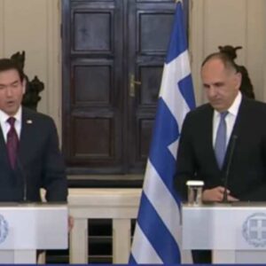 Γεραπετρίτης: Η ένταξη των F-35 ενδυναμώνει την ελληνική άμυνα – Ρούμπιο: Η Ελλάδα είναι ένας ισχυρός σύμμαχος των ΗΠΑ (Βίντεο)
