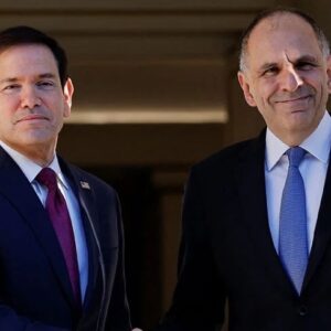 Στο υπουργείο Εξωτερικών ο Μάρκο Ρούμπιο – Σε εξέλιξη η συνάντηση με τον  Γιώργο Γεραπετρίτη